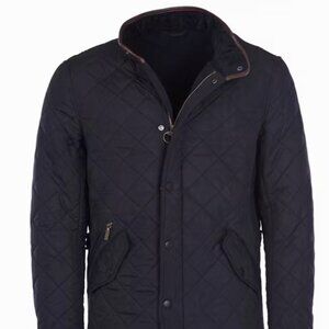NEW WITH TAG - Barbour Men's Powell Quilted Jacket - Large - Blue